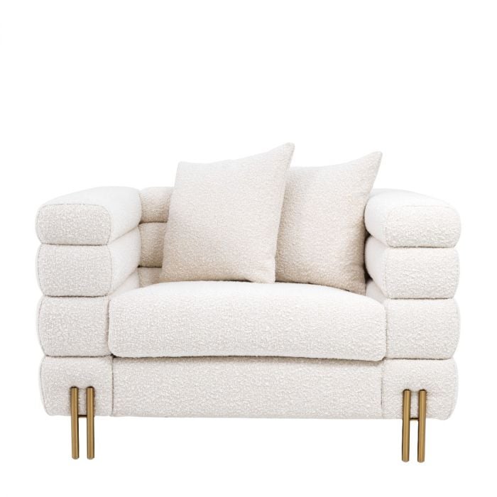 York Chair in Boucle Cream