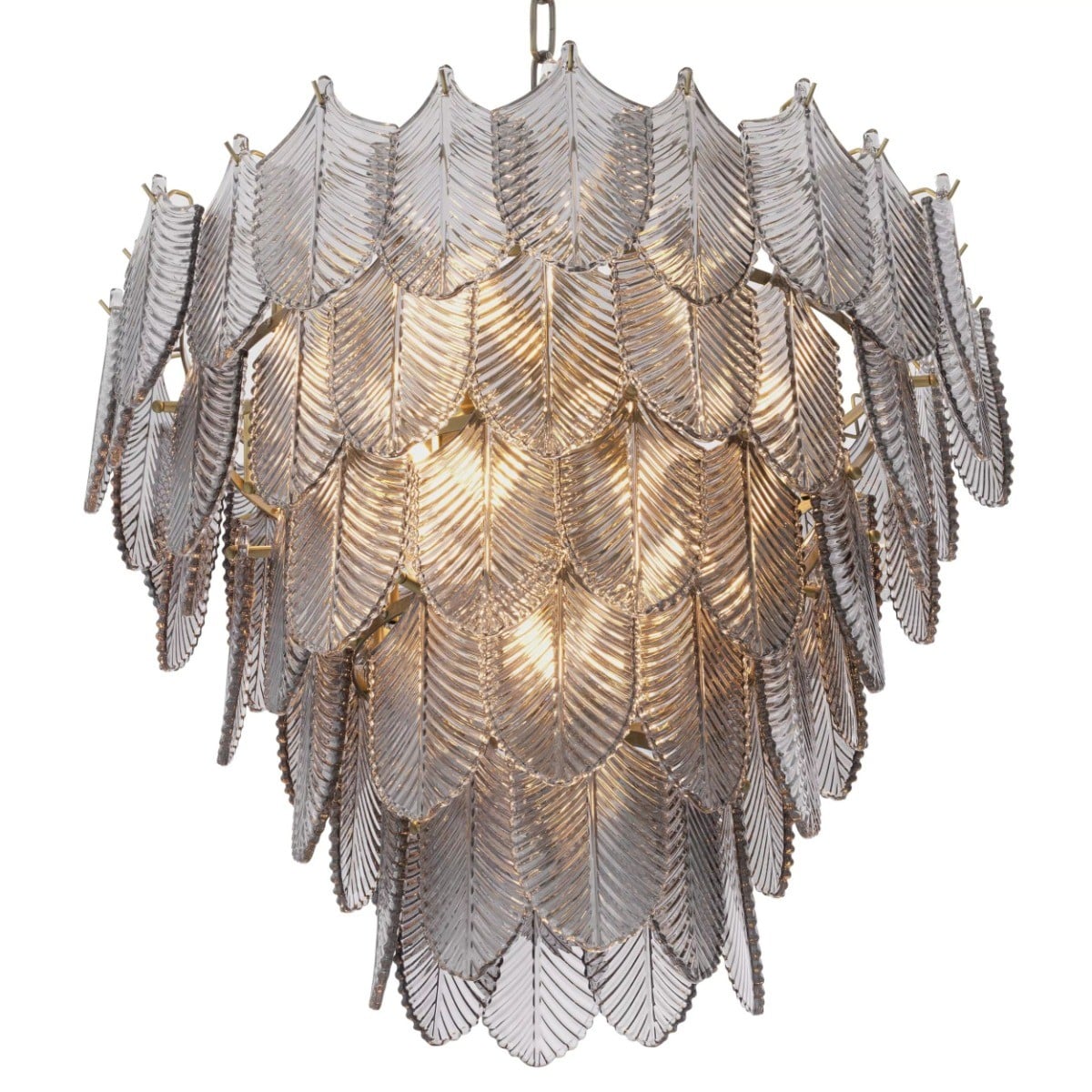 Verbier Chandelier in Smoke Glass - Small