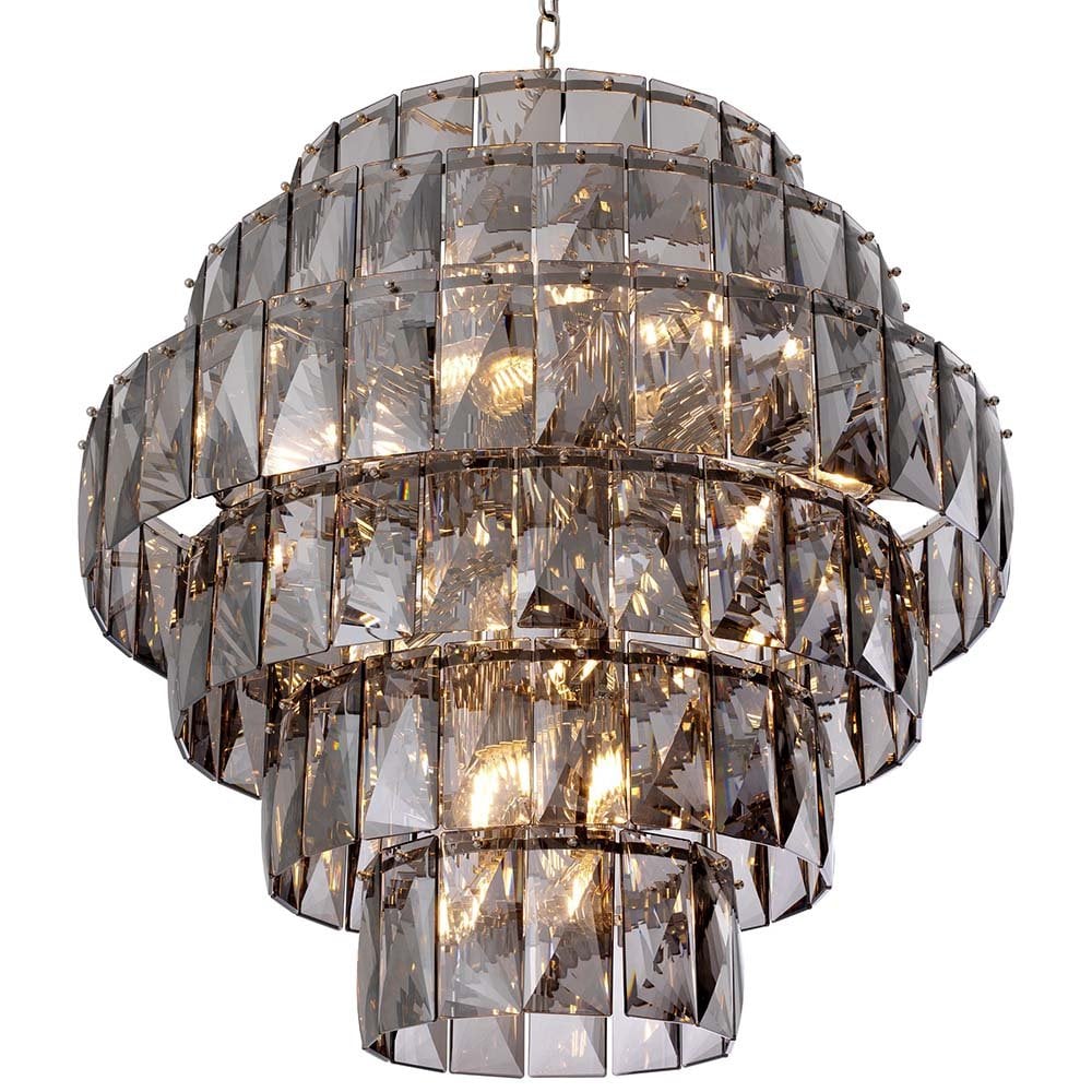 Amazone Large Chandelier - Smoke
