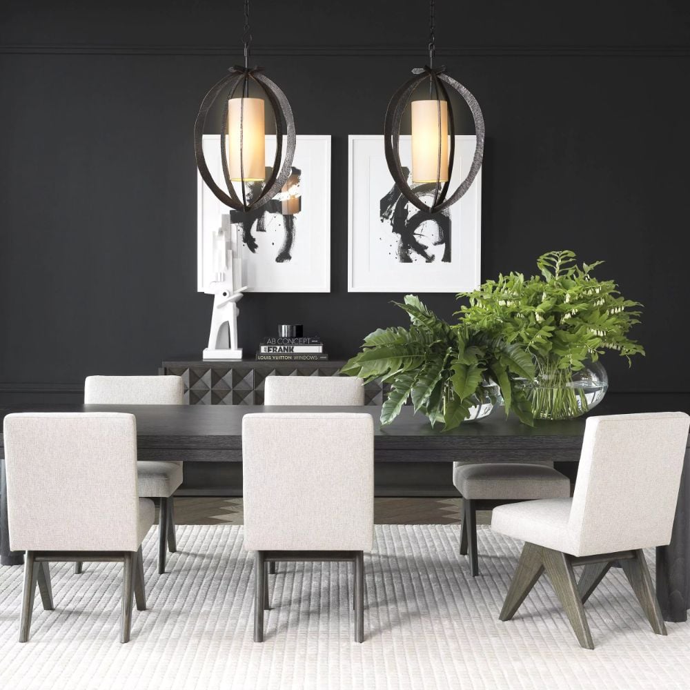 Luciano Chandelier in Bronze