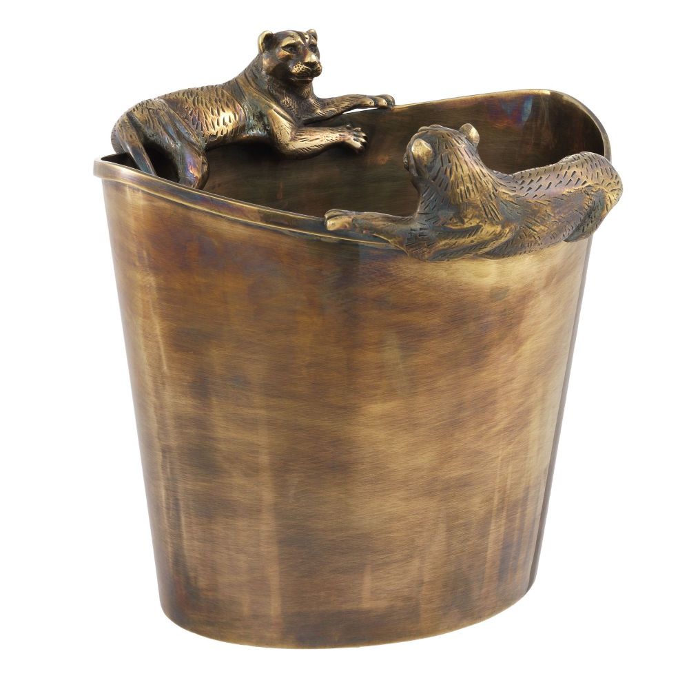 Jordan Wine Cooler in Vintage Brass