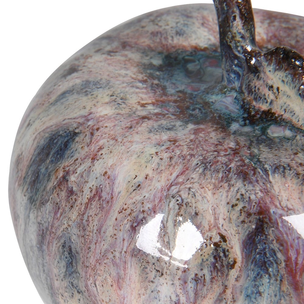 Brown Ombre Apple Ornament