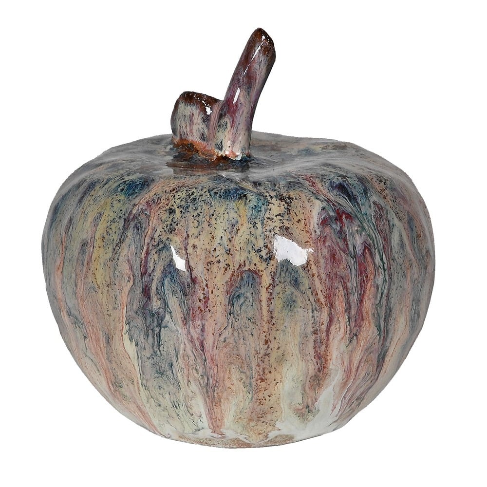 Brown Ombre Apple Ornament Large