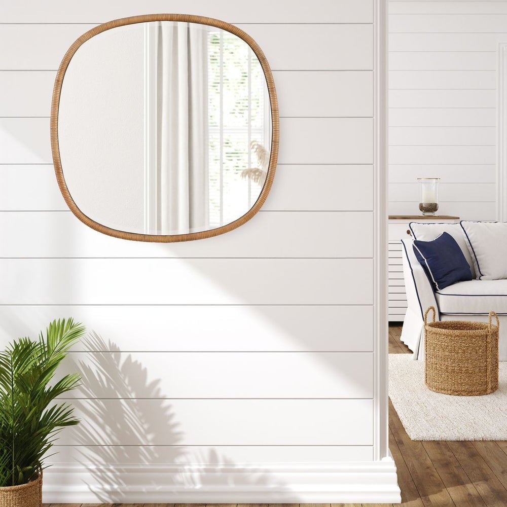 Cordelia Rattan Mirror