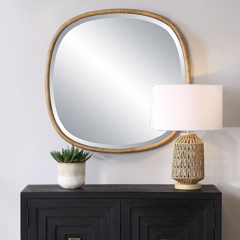 Cordelia Rattan Mirror