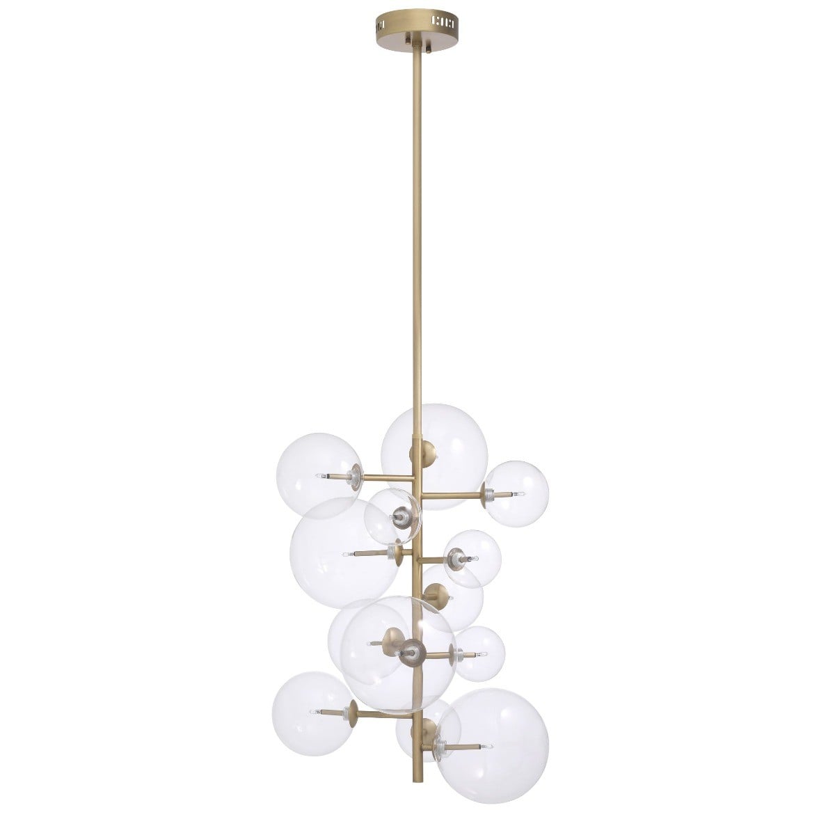 Ezra Chandelier in Antique Brass