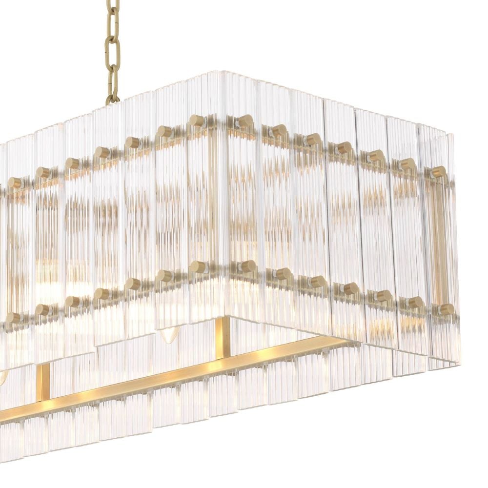 Ruby Rectangular Chandelier