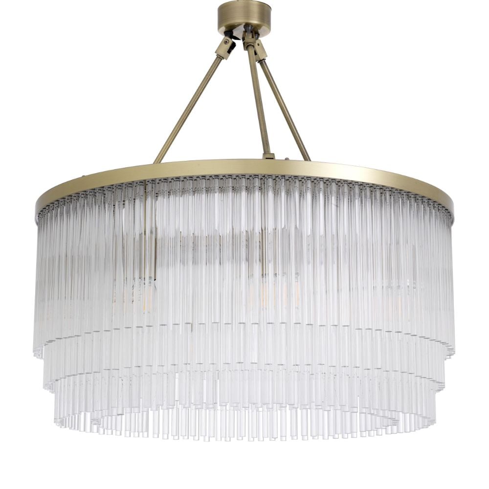 Hector Chandelier in Brass