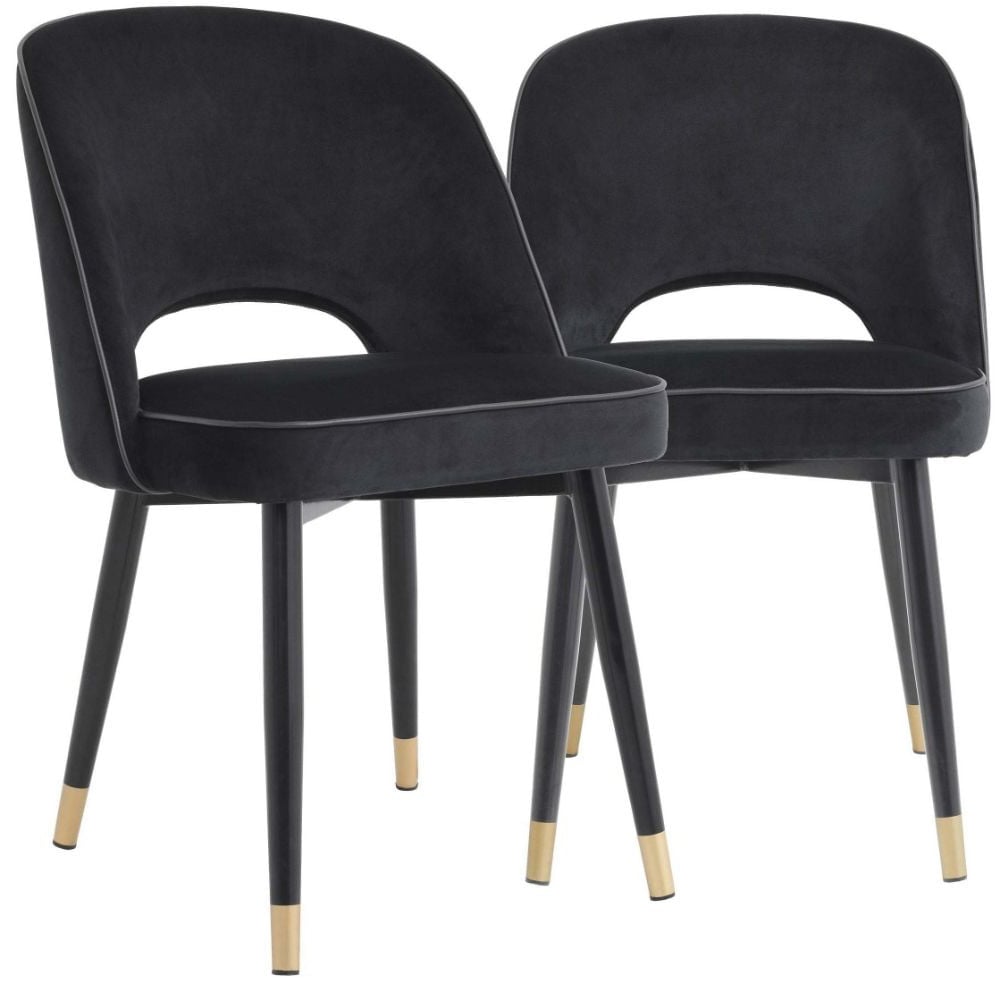 Cliff Dining Chairs in Black - Set of 2