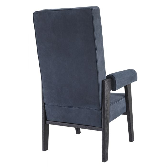 Milo High Back Chair in Blue