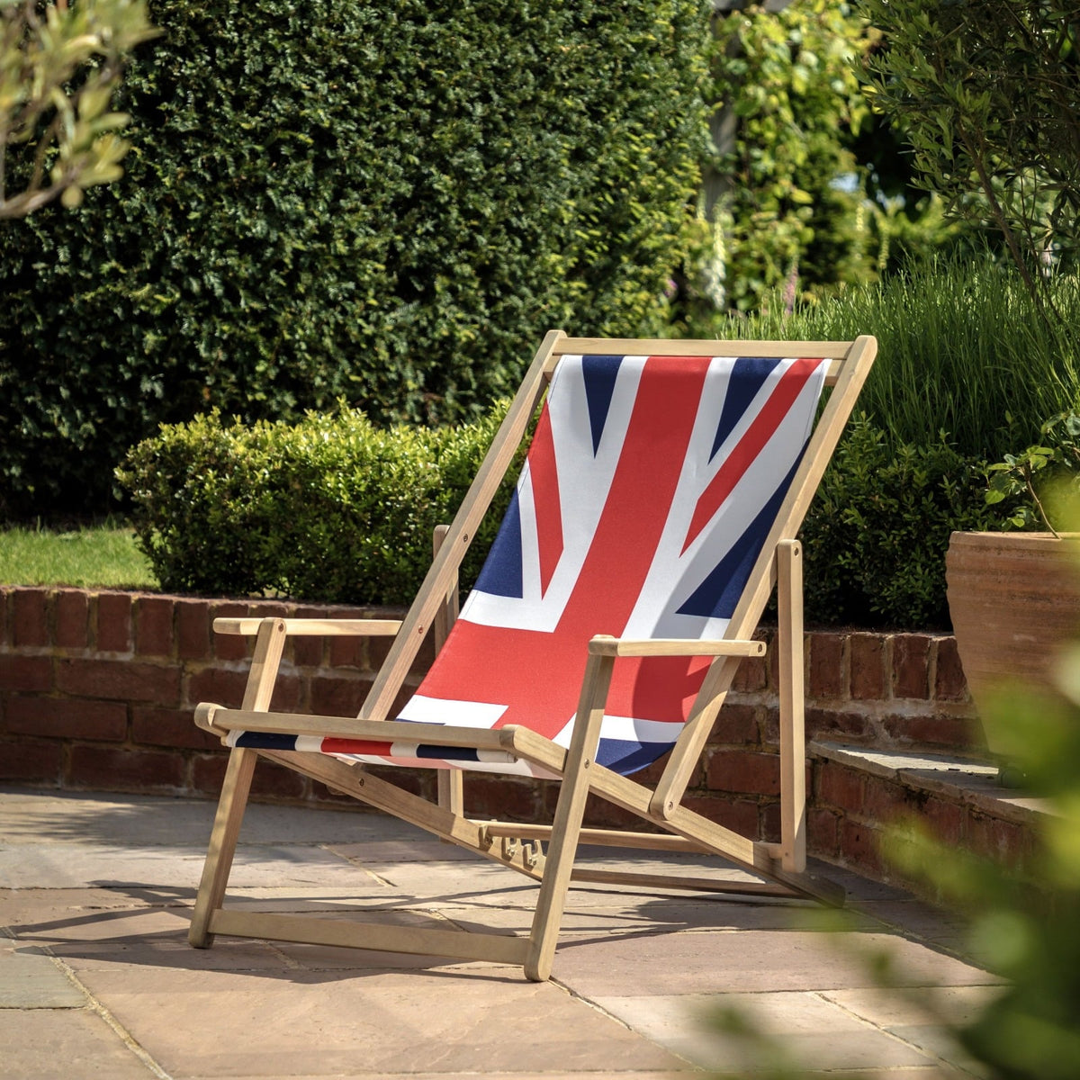 Crete Deck Chair in Union Jack
