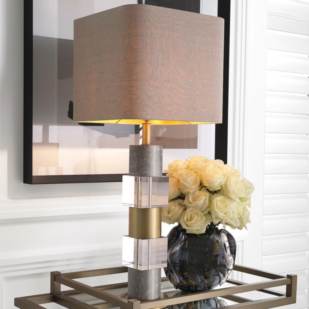 Sianluca Vase in Grey - Small