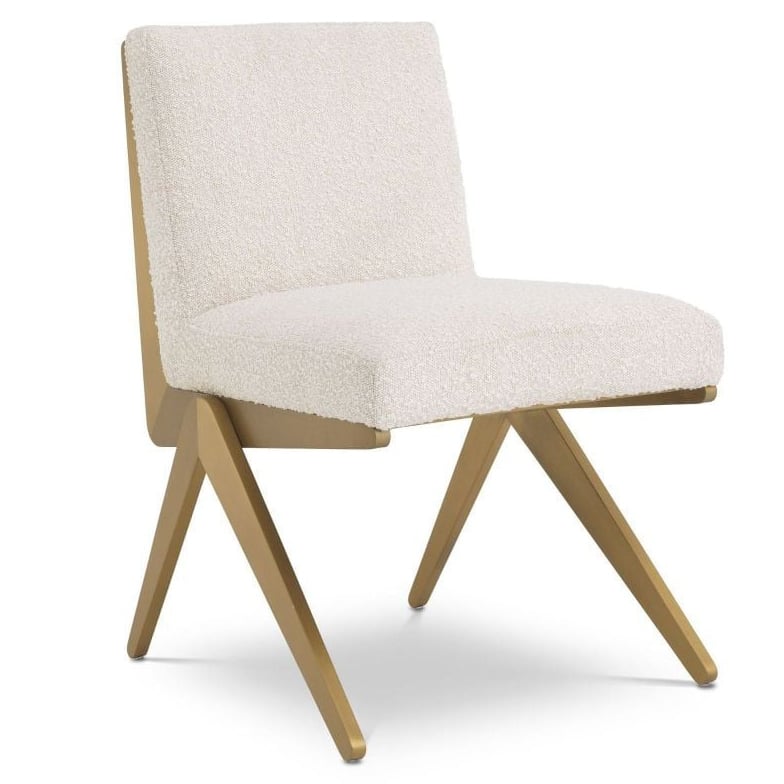 Fico Dining Chair in Cream Boucle