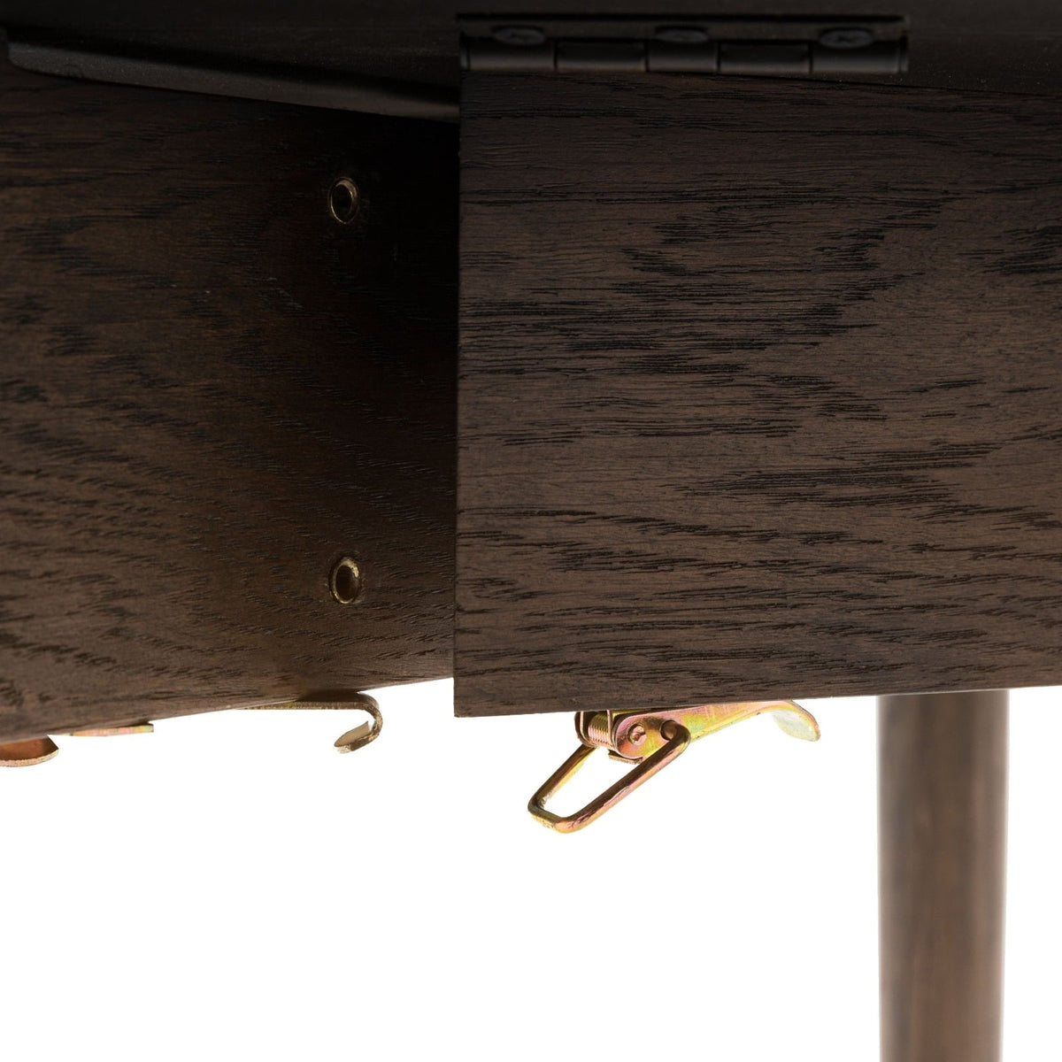 Heath Folding Dining Table in Smoked - 100cm