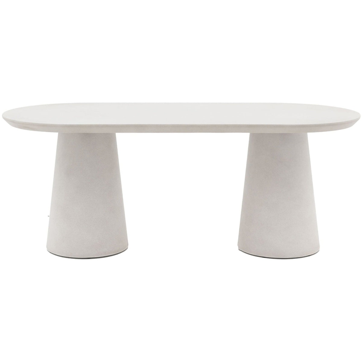 Pietra Oval Dining Table in Linen - 200cm