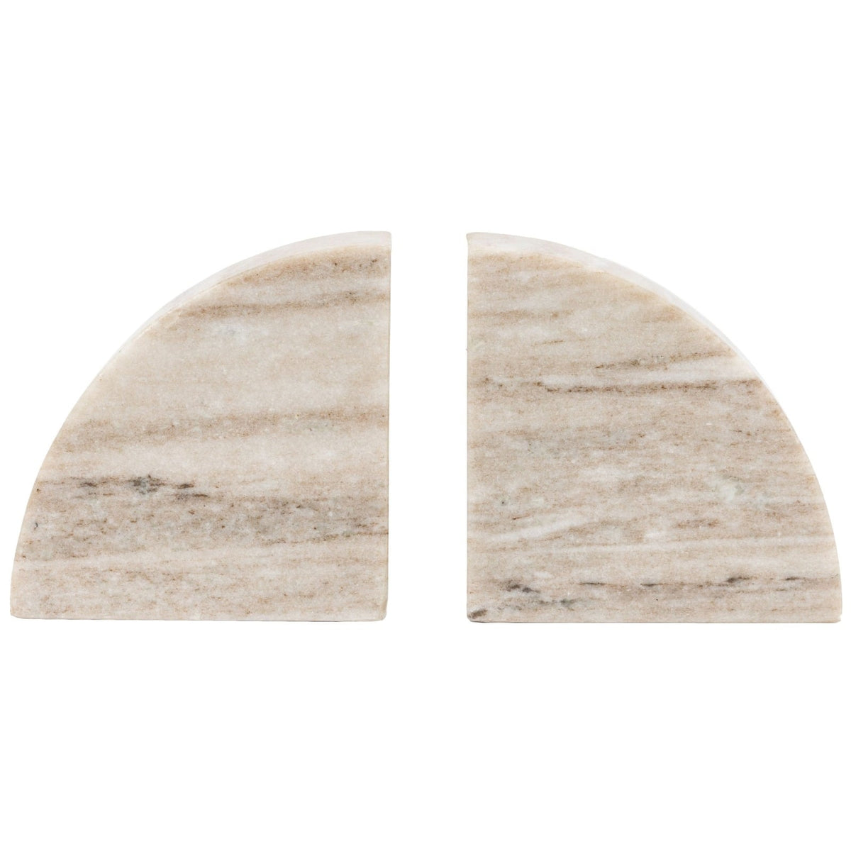 Tamera Marble Bookend in Sandstone Set of 2