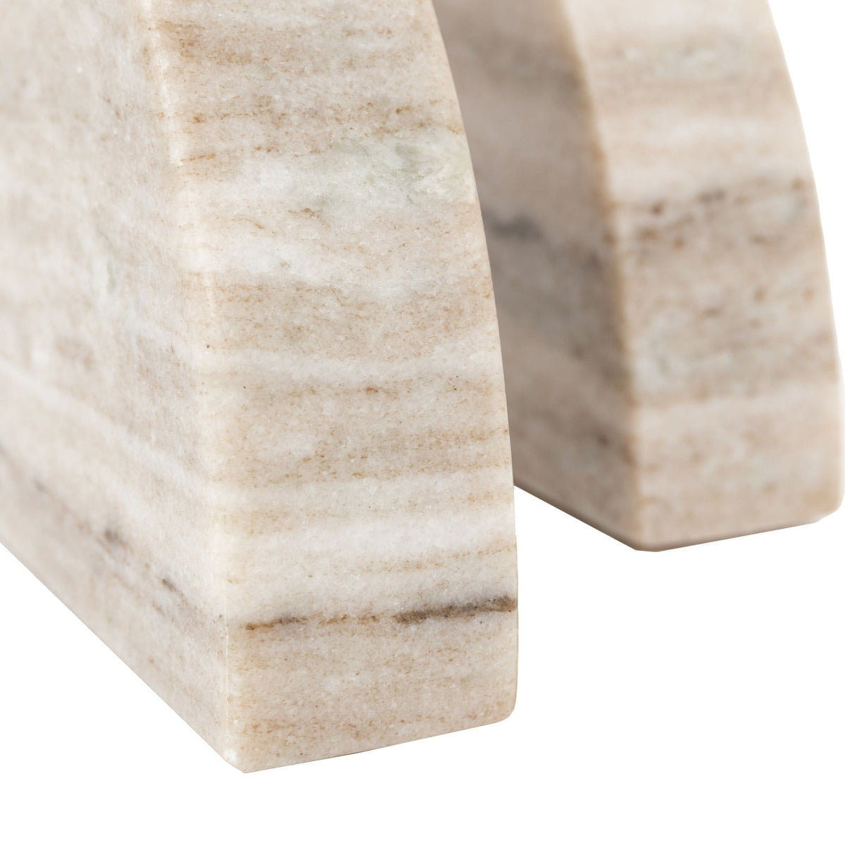 Tamera Marble Bookend in Sandstone Set of 2