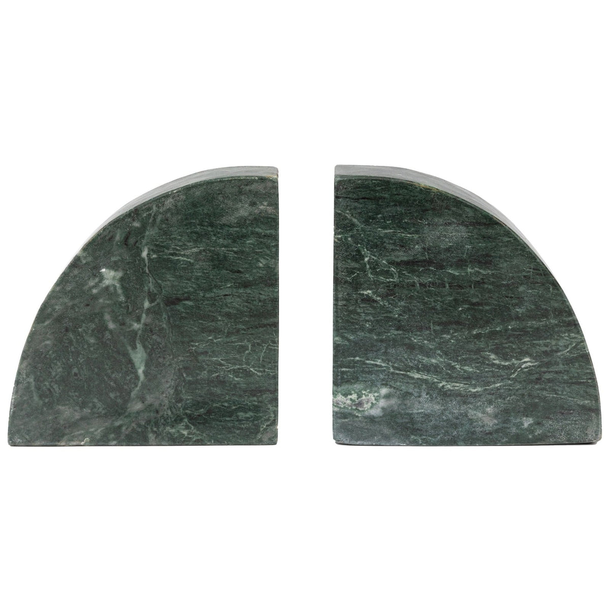 Tamera Marble Bookends in Green Set of 2