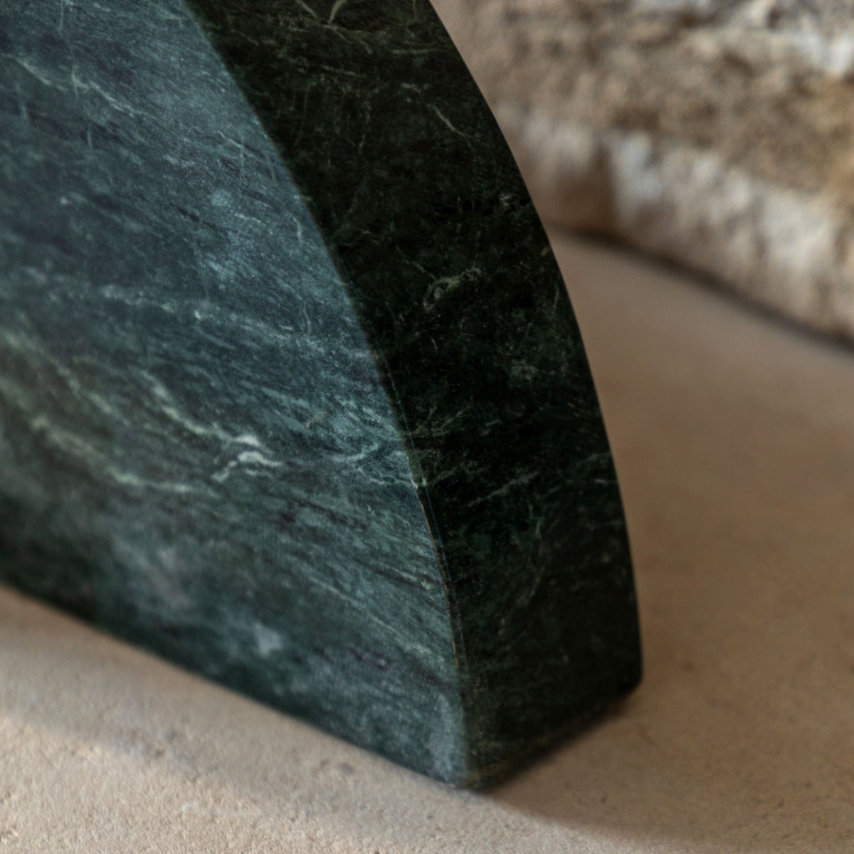 Tamera Marble Bookends in Green Set of 2