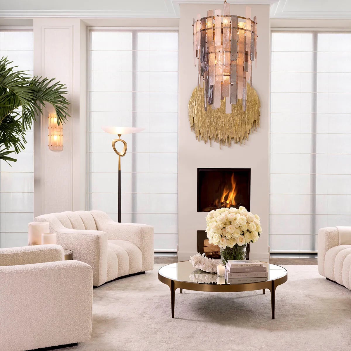 Kelly Chair in Cream Boucle
