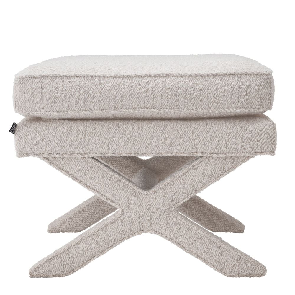 Cordoba Stool in Boucle Cream
