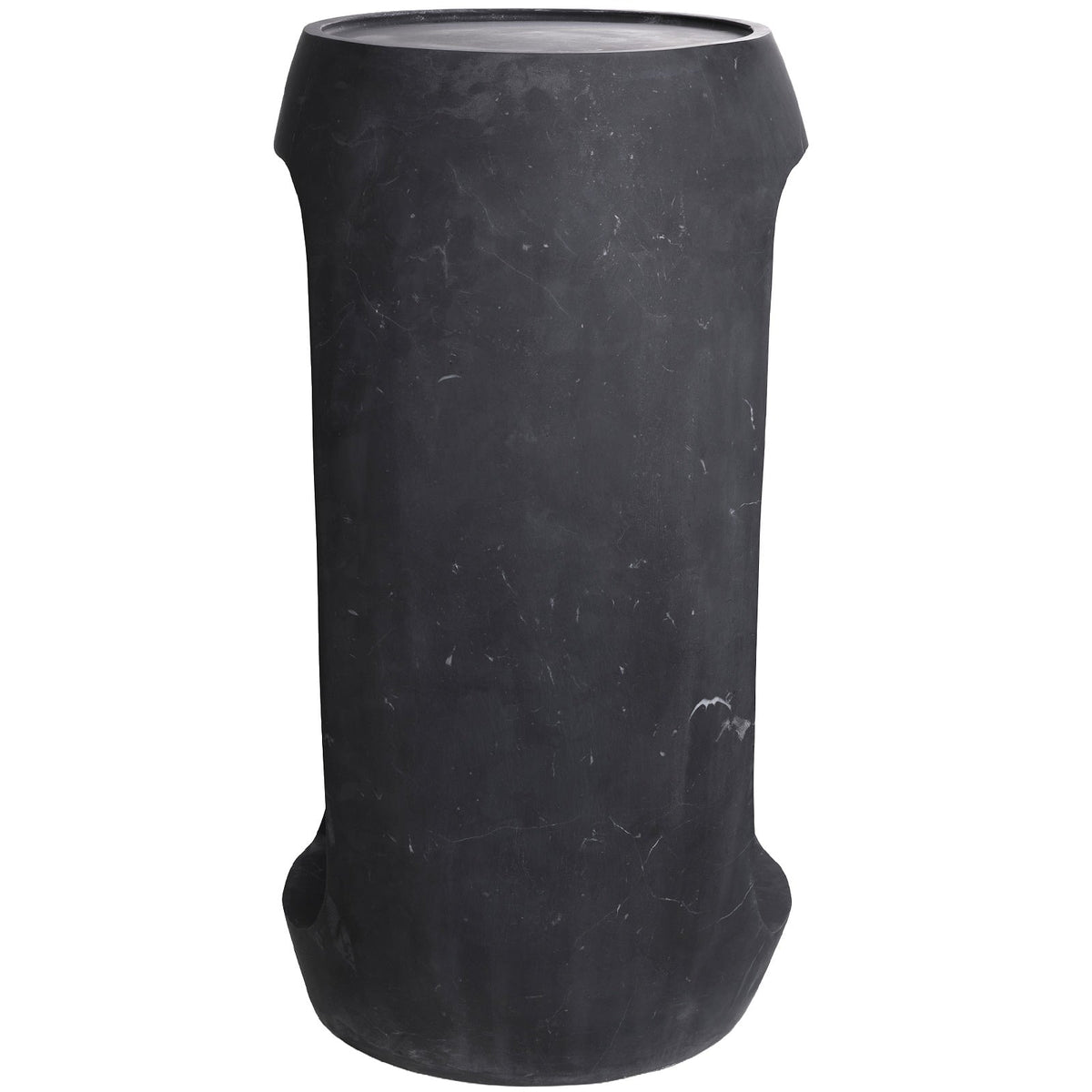 Clipper Side Table in Black Marble