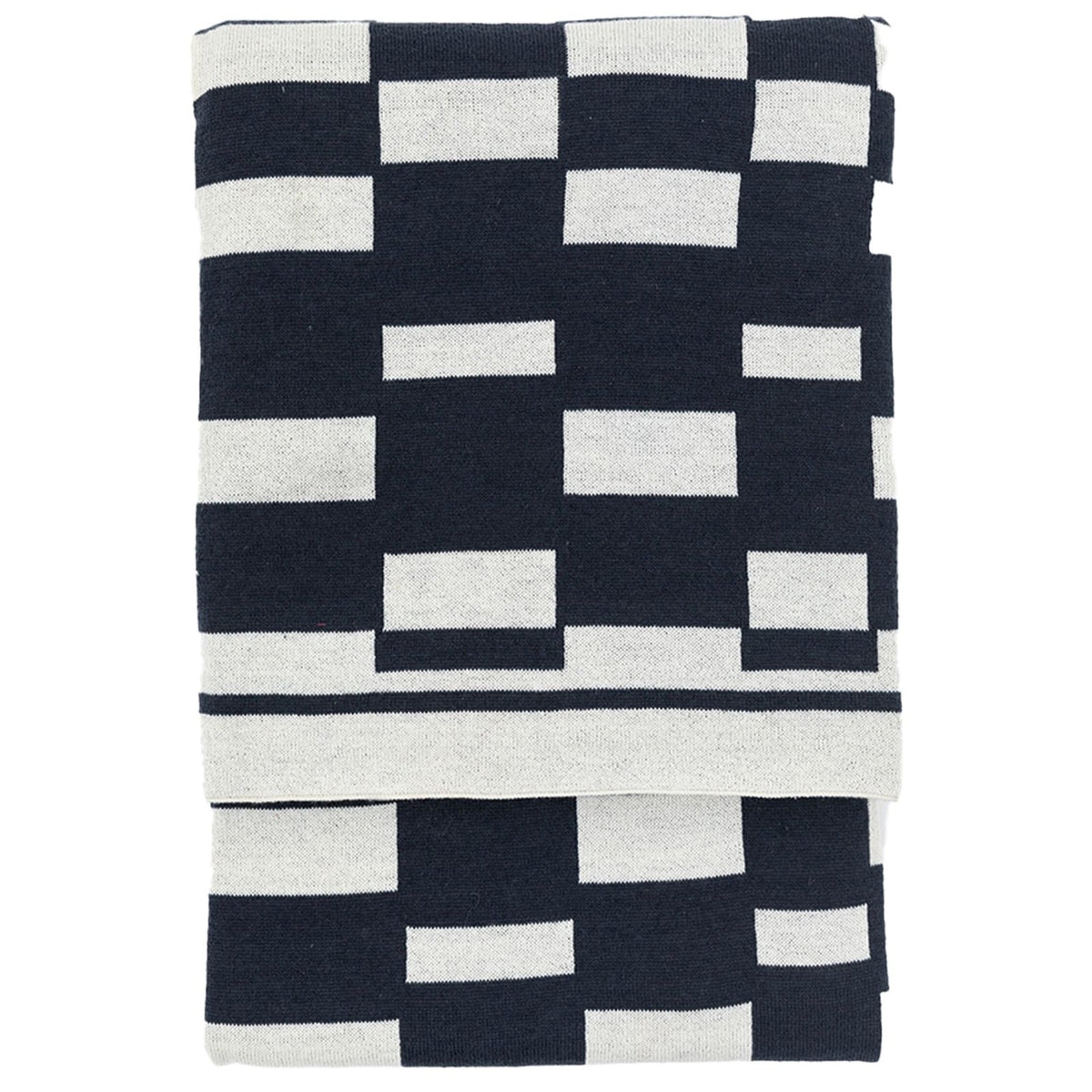 Lohko Knitted Throw in Ink