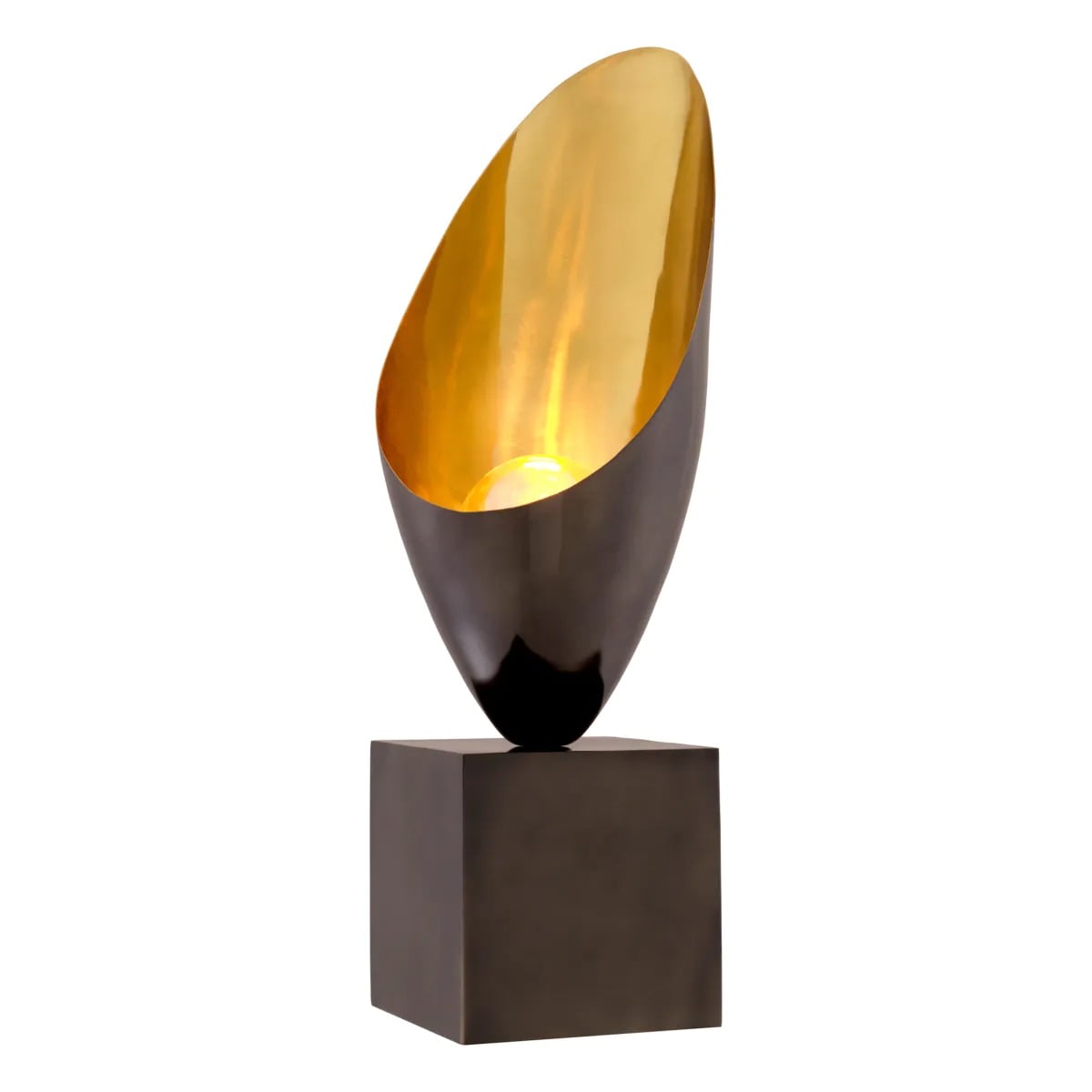 Table Lamp Grotto in Gunmetal