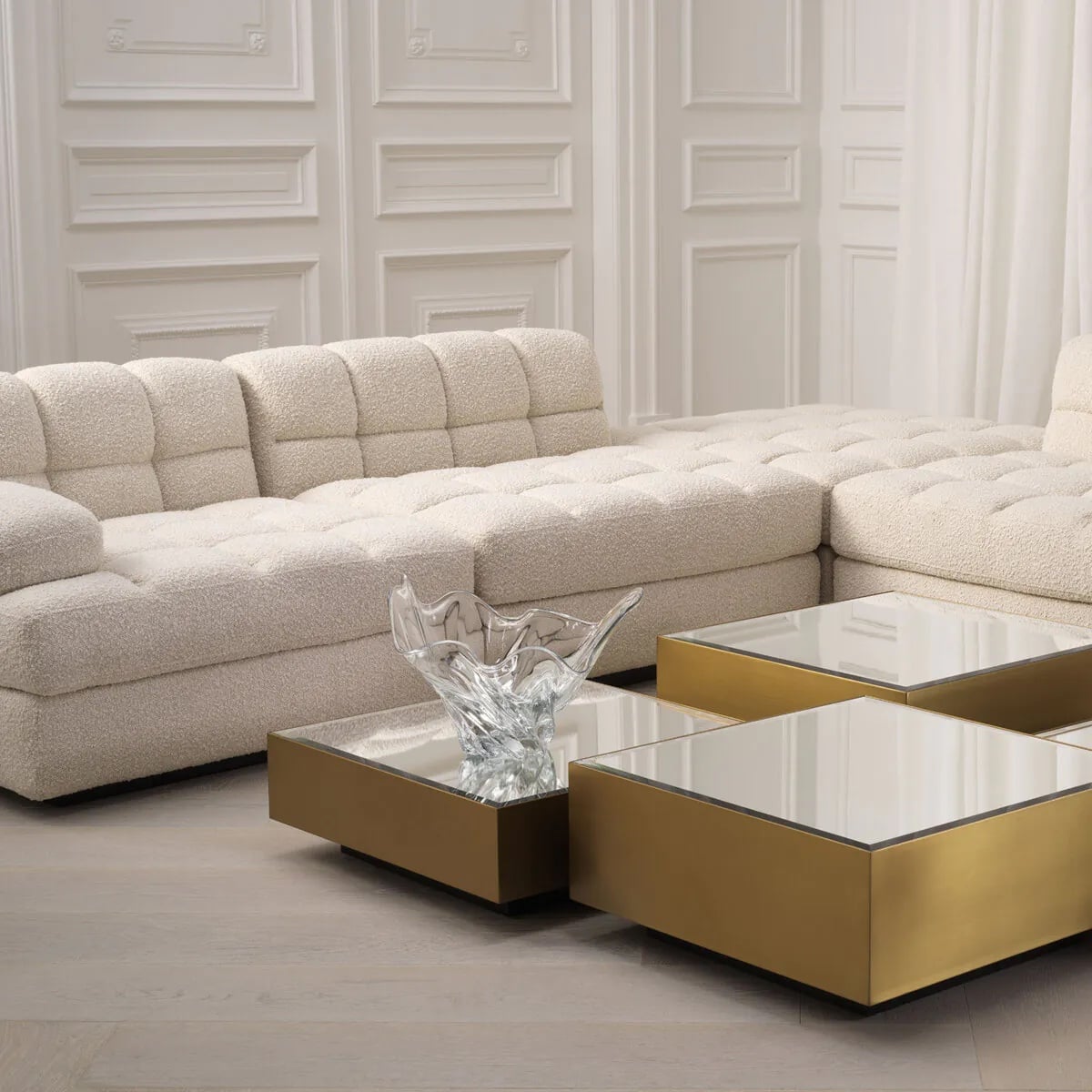 Dean Modular Sofa in Boucle - Left