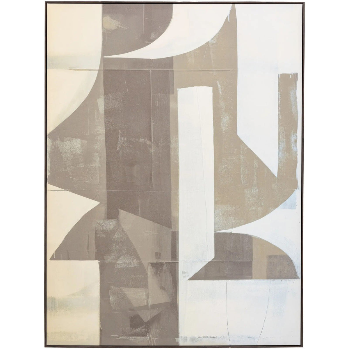 Betong Abstract Framed Canvas