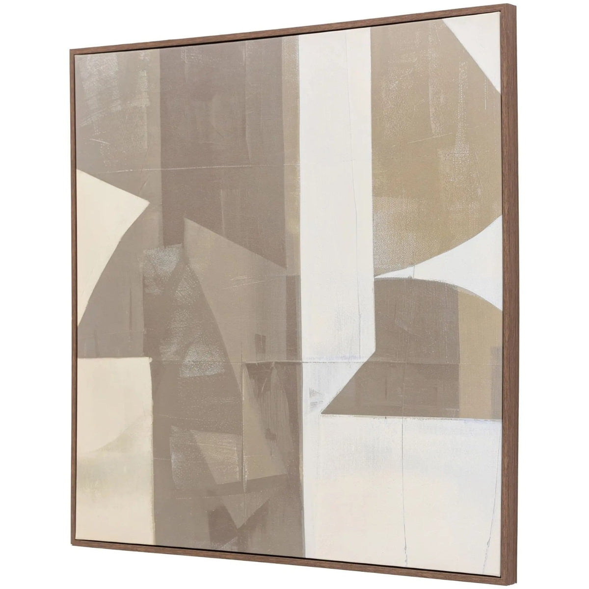 Cemento Abstract Framed Canvas