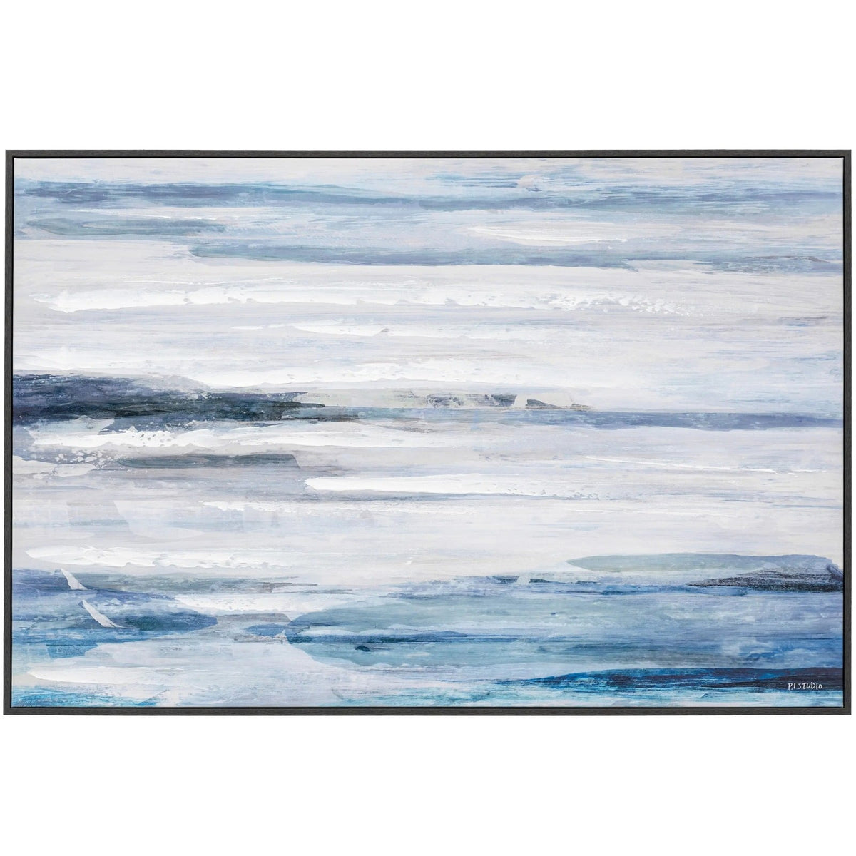 Tidal Scape Framed Canvas