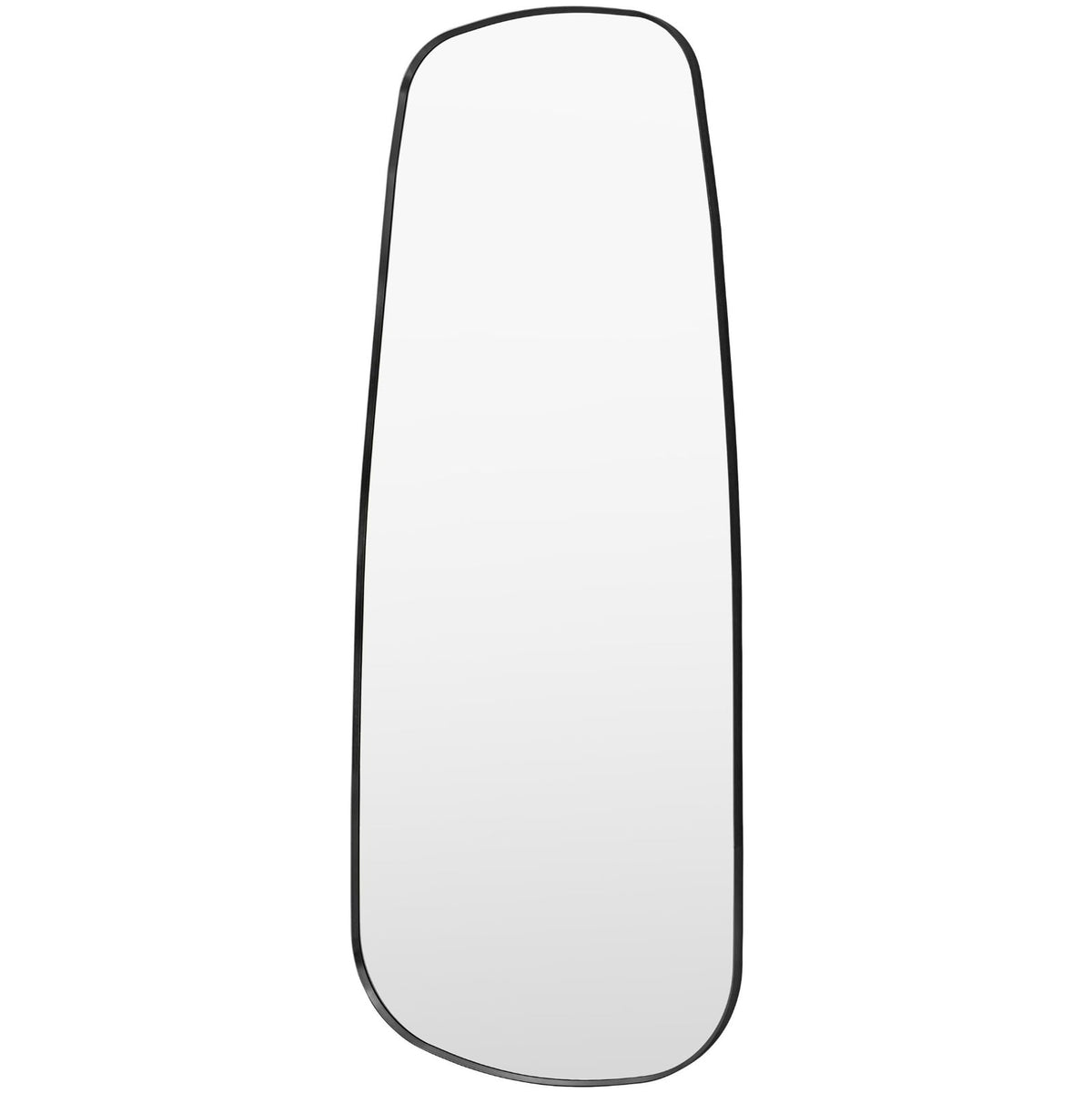 Holworth Shaped Leaner Mirror Black