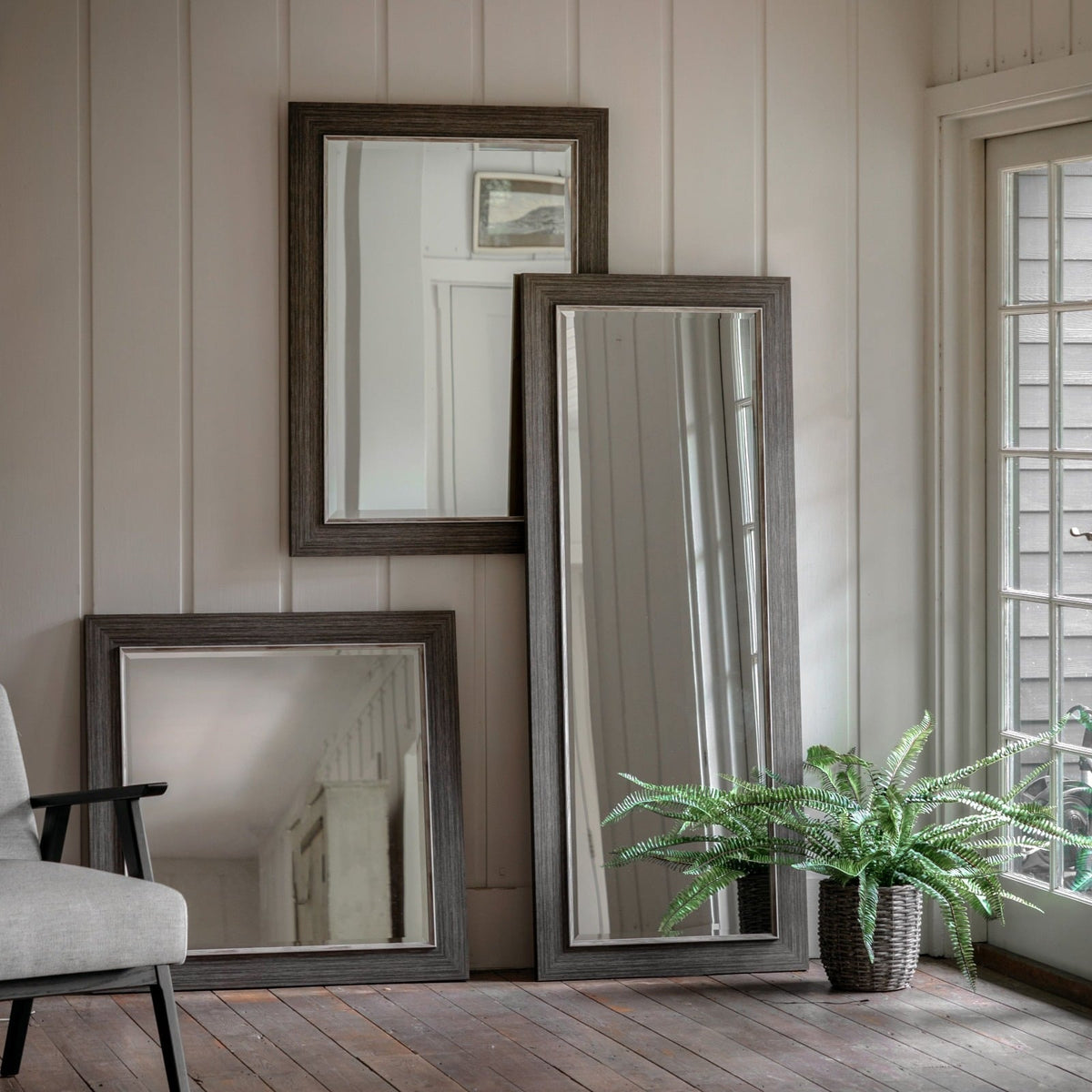 Richmond Rectangle Mirror Pewter