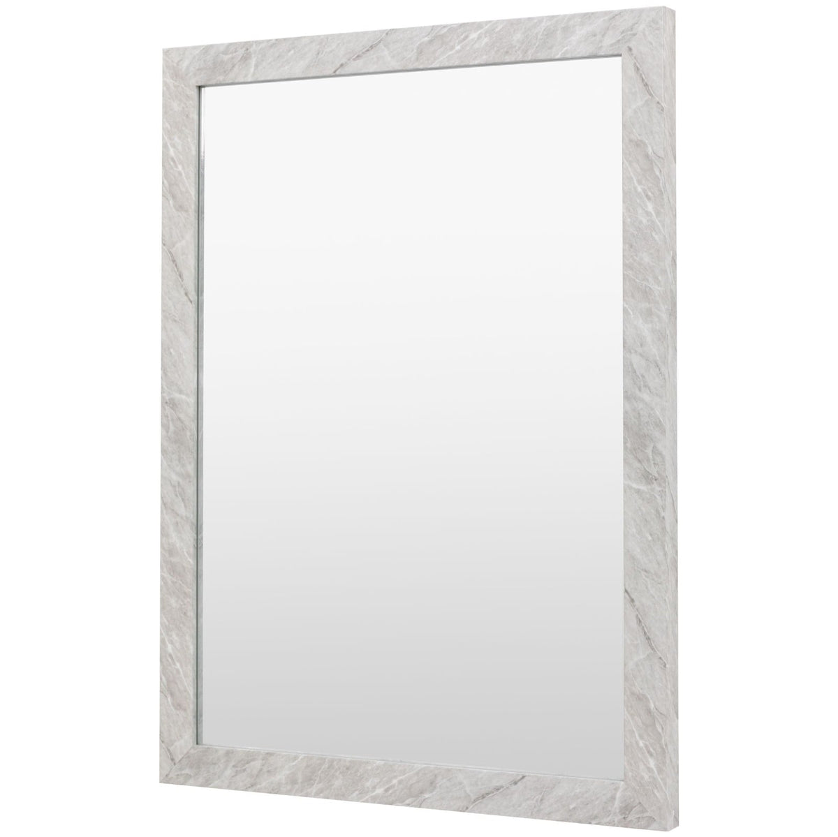 Romano Rectangle Mirror Marbled White