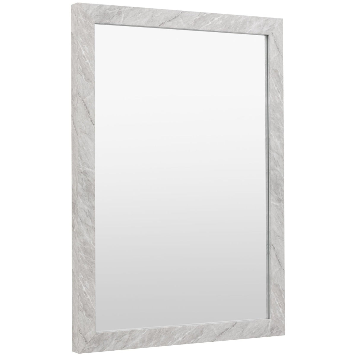 Romano Rectangle Mirror Marbled White