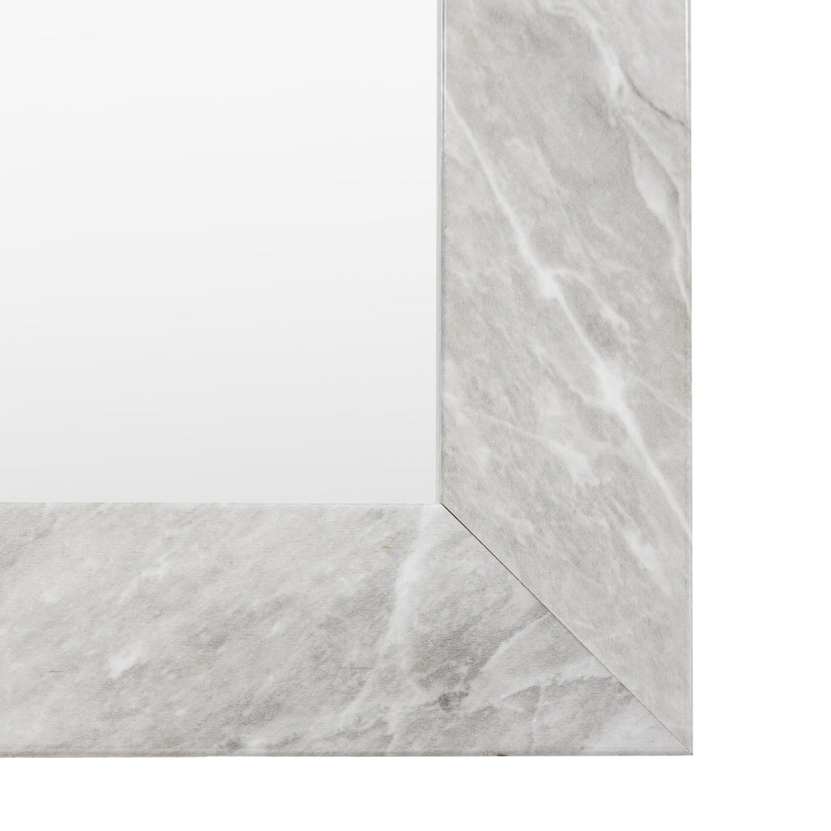 Romano Rectangle Mirror Marbled White
