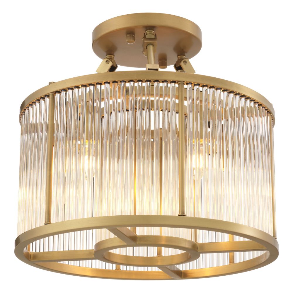 Bernardi Small Ceiling Light in Brass