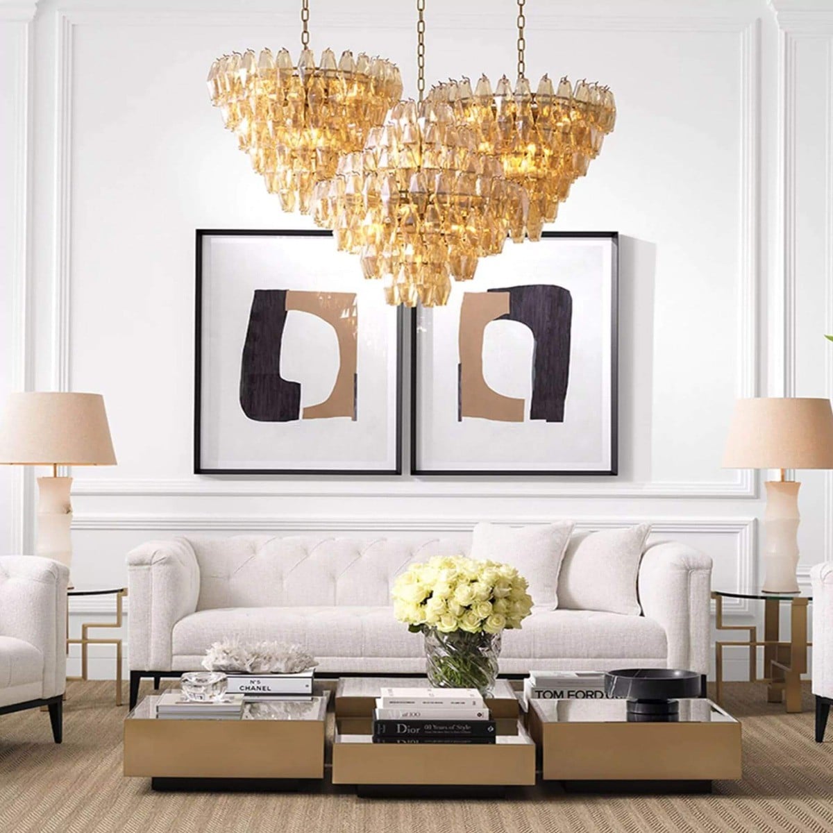 Cesare Sofa in Lyssa Off White