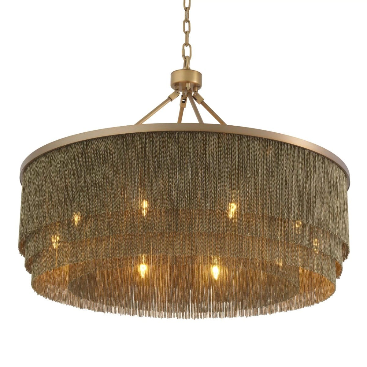 Tissot Chandelier Large Brass