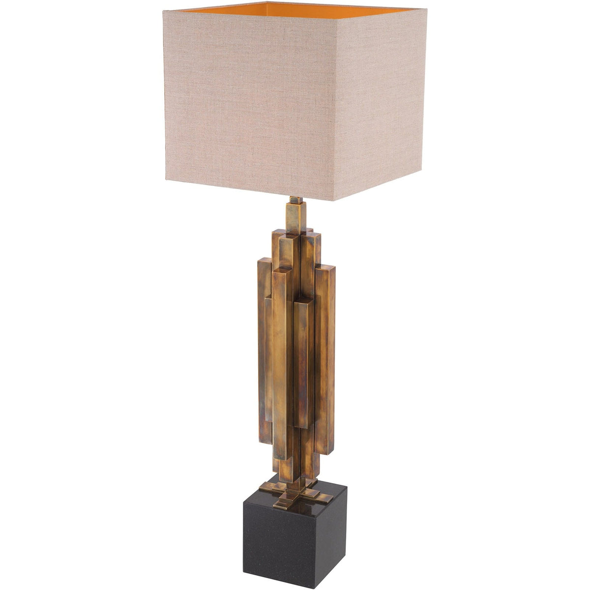 Ellis Table Lamp in Vintage Brass