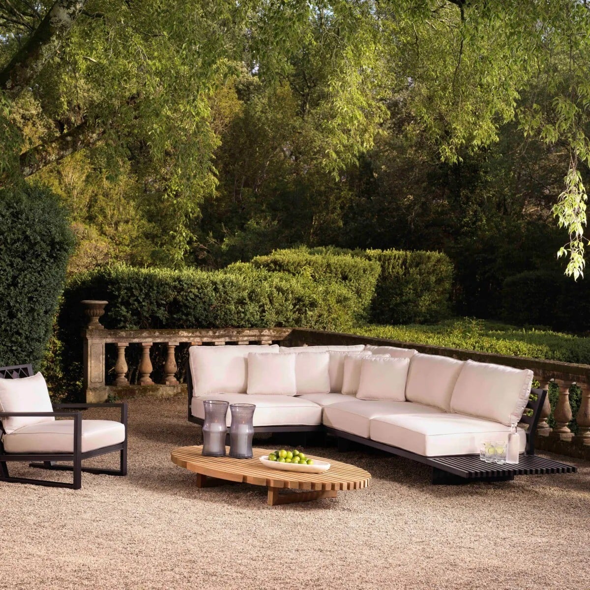 Anjuna Outdoor Coffee Table in Natural Teak