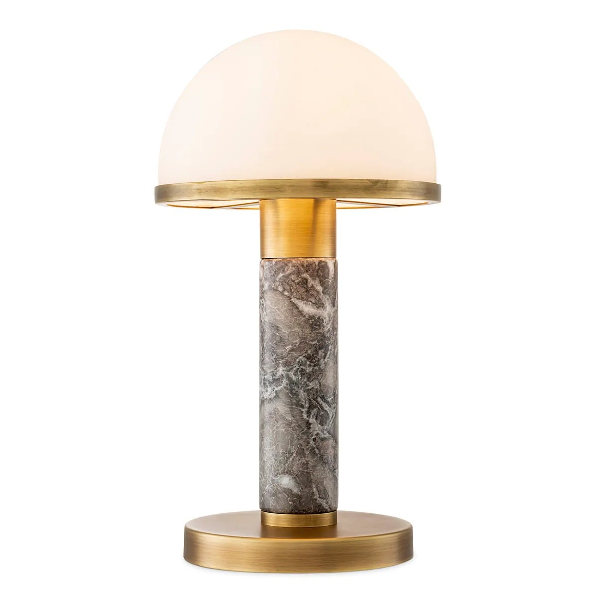 Ziegèl Table Lamp in Antique Brass