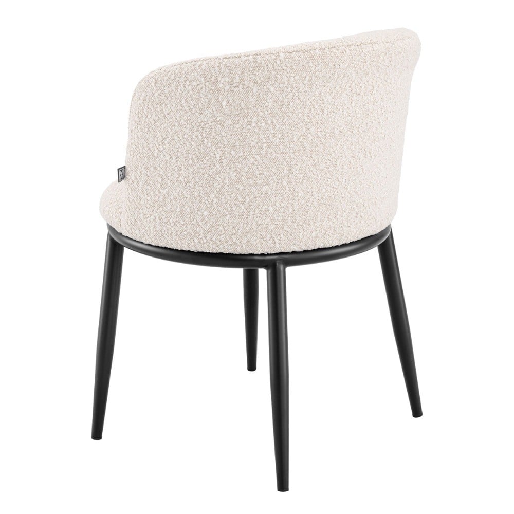 Fimore Dining Chair in Boucle Cream - Set of 2