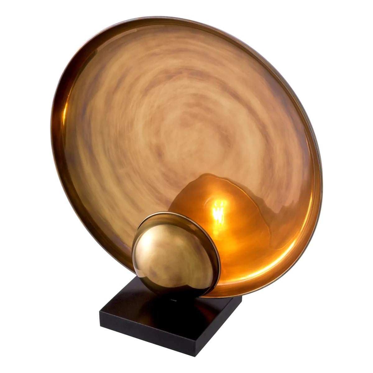 Table lamp Odessa Black and Brass
