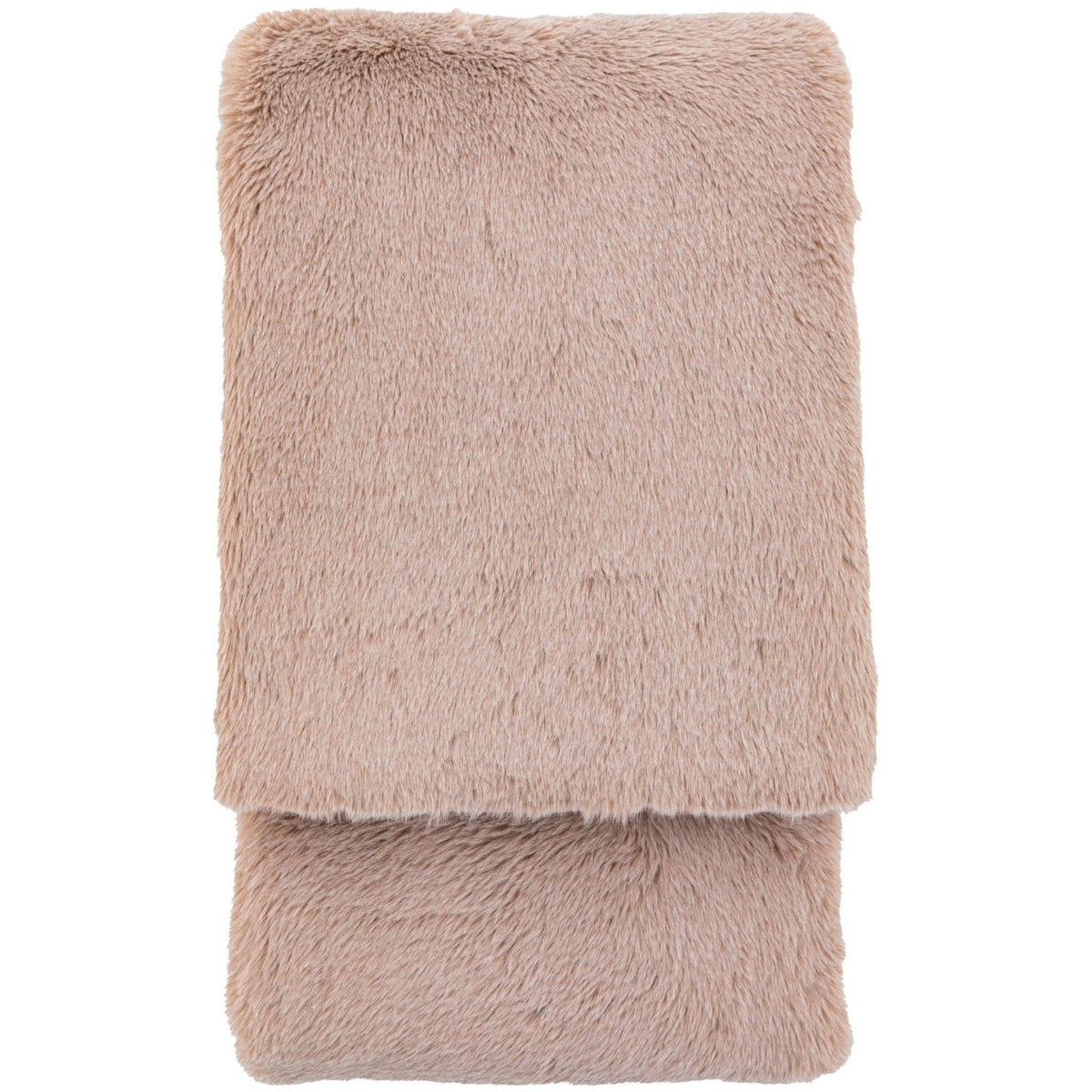 Juniper Faux Fur Throw in Mauve