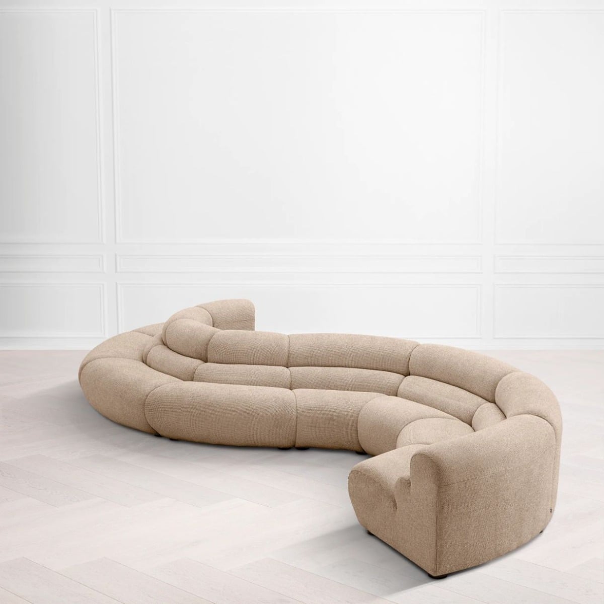 Lindau Sofa in Lyssa Sand - Outside Corner