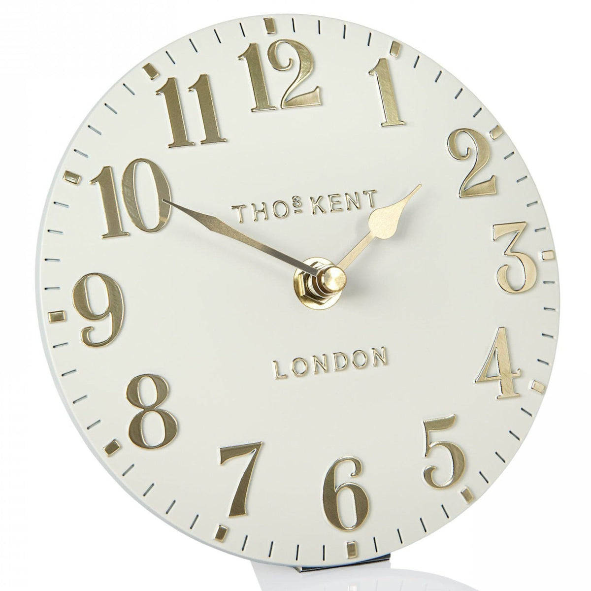 Arabic Mantel Clock in Oatmeal