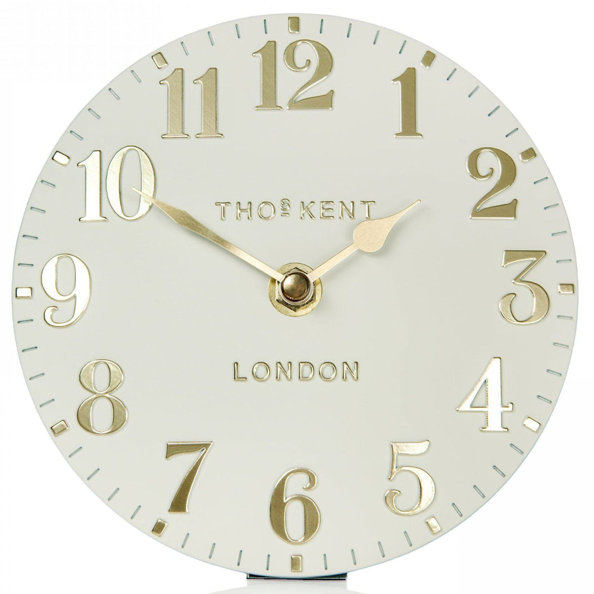 Arabic Mantel Clock in Oatmeal