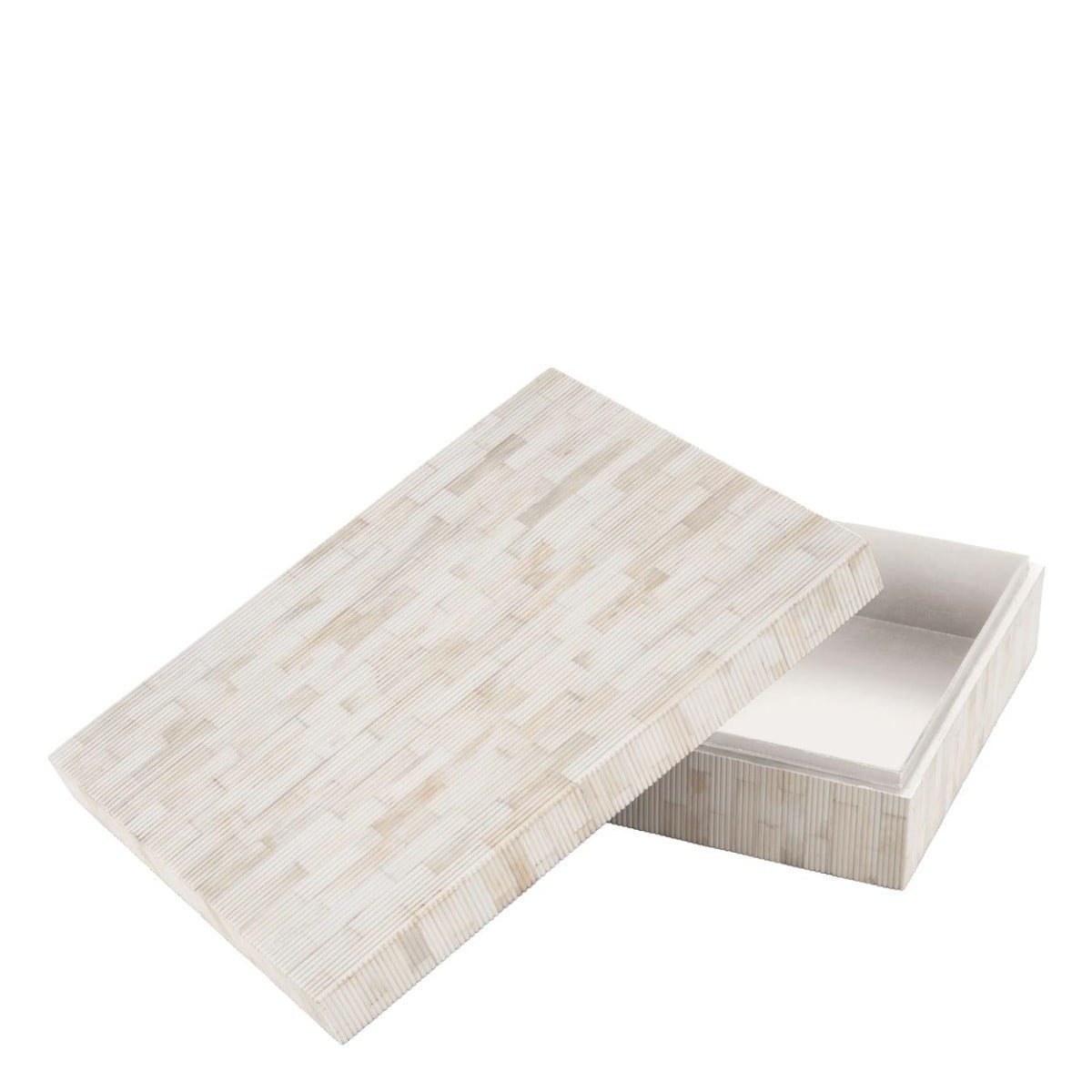 Scoop Box in Natural Bone - Large